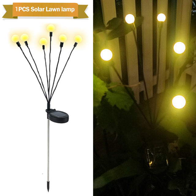 Solar-Glühwürmchen-Lichter für den Garten