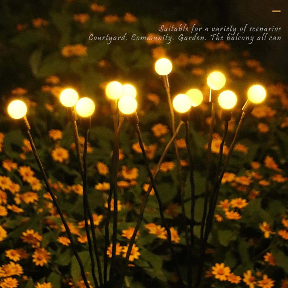 Solar-Glühwürmchen-Lichter für den Garten